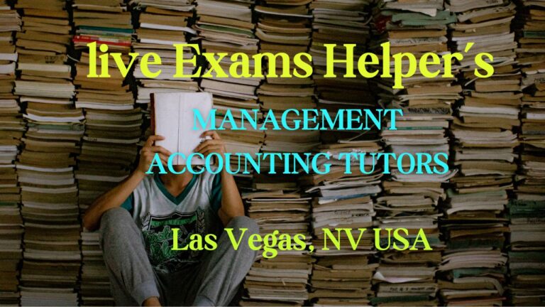 Management accounting tutors in Las Vegas NV | Unleash Your Success in 2024